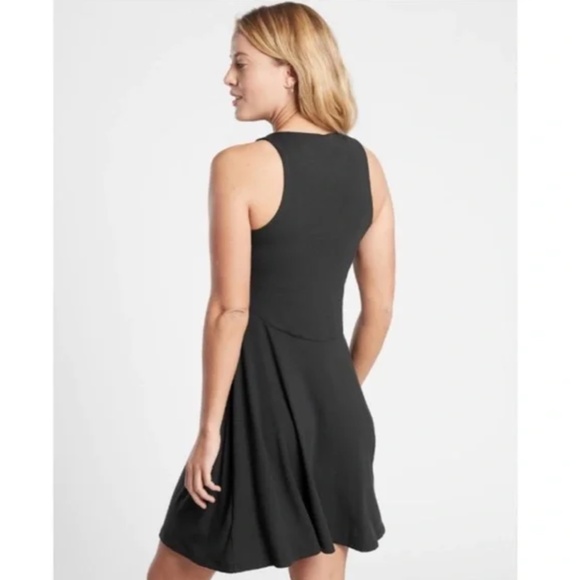 Athleta Santorini Thera Mini Dress, Black, Size Large - Picture 8 of 8